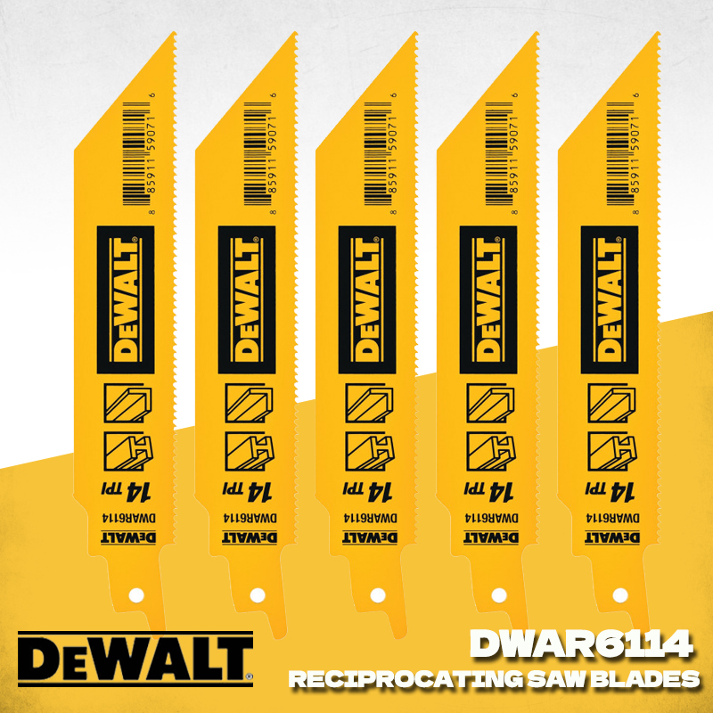 Metal Saw Reciprocating - DEWALT DWAR6114 Metal Cutting Bi-Metal Reciprocating