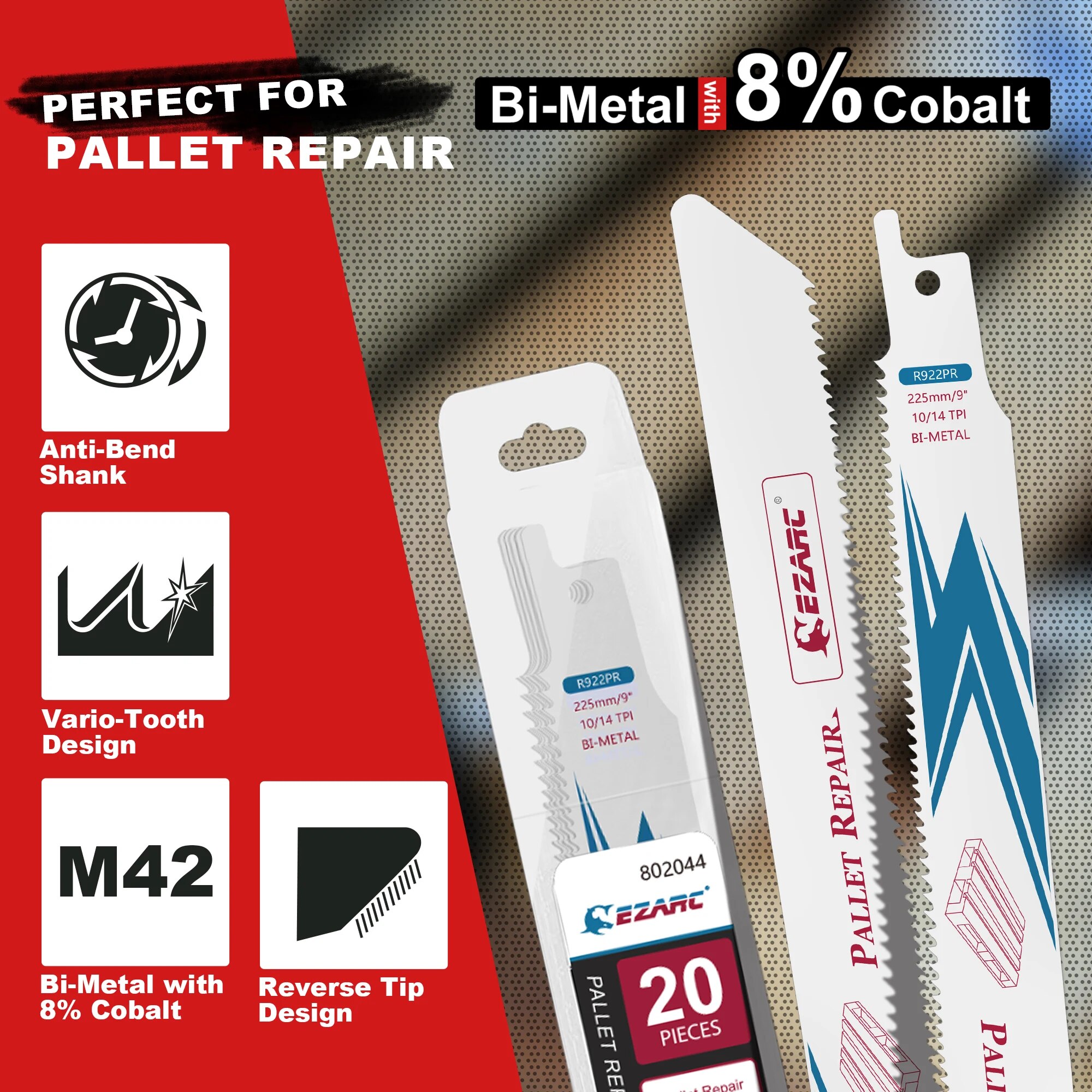 EZARC 20PCS 9-Inch (225mm) Rec - Metal Saw Reciprocating avaliação e preço
