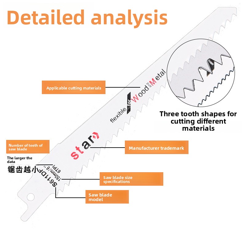 Long Reciprocating Saw Blades  - Metal Saw Reciprocating avaliação e preço