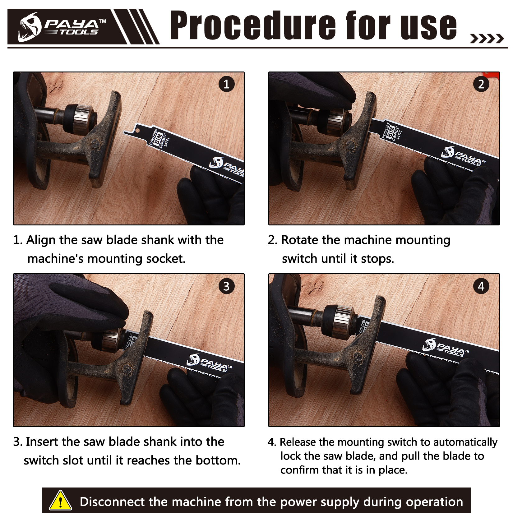 PAYA 10PCS 9Inch Metal Cutting - Metal Saw Reciprocating avaliação e preço