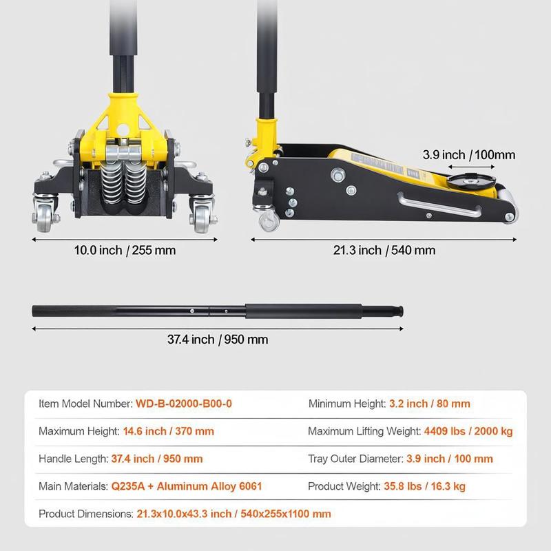 Horizontal Hydraulic Jack 4000 - Auto Repair Shop Design avaliação e preço