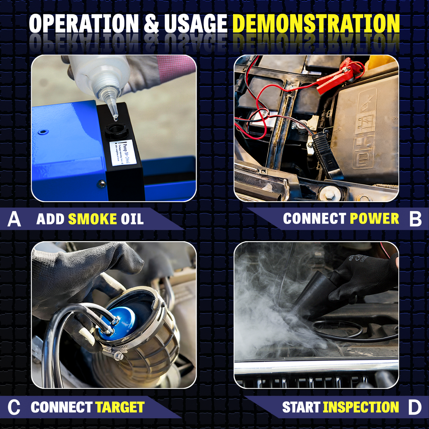 Automotive Smoke Leak Detector - Auto Repair Shop Diagnostics avaliação e preço