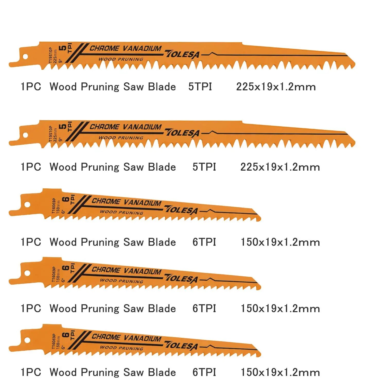 TOLESA 10PCS Reciprocating Bi- - Metal Saw Reciprocating avaliação e preço