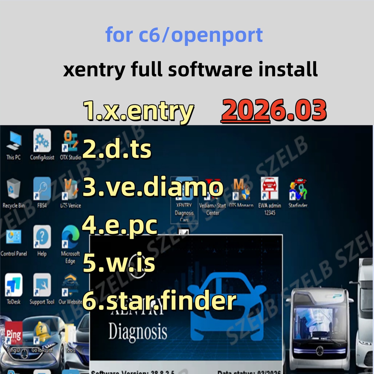 2023.09 and Newest 2026.03 xen - Auto Repair Shop Diagnostics avaliação e preço