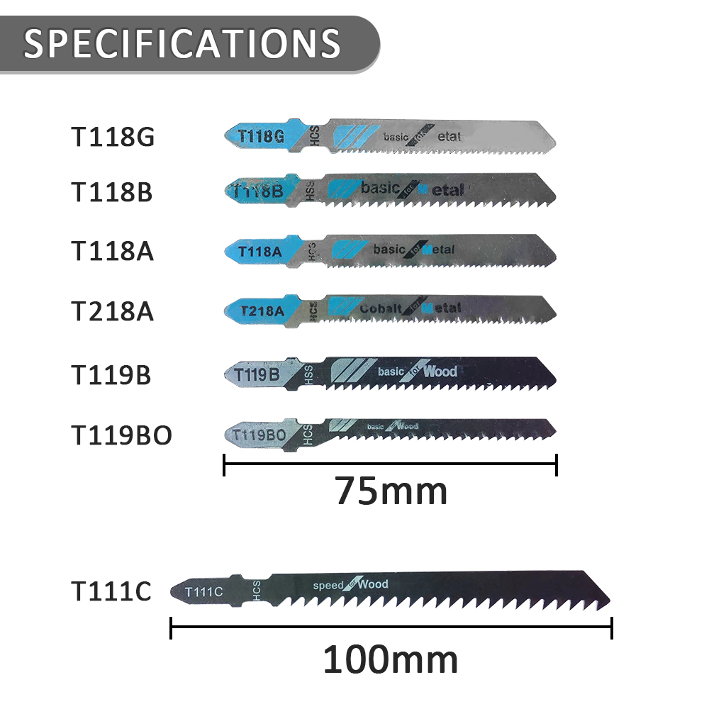 35-Piece Jigsaw Blade Set, Mix - Metal Saw Reciprocating avaliação e preço